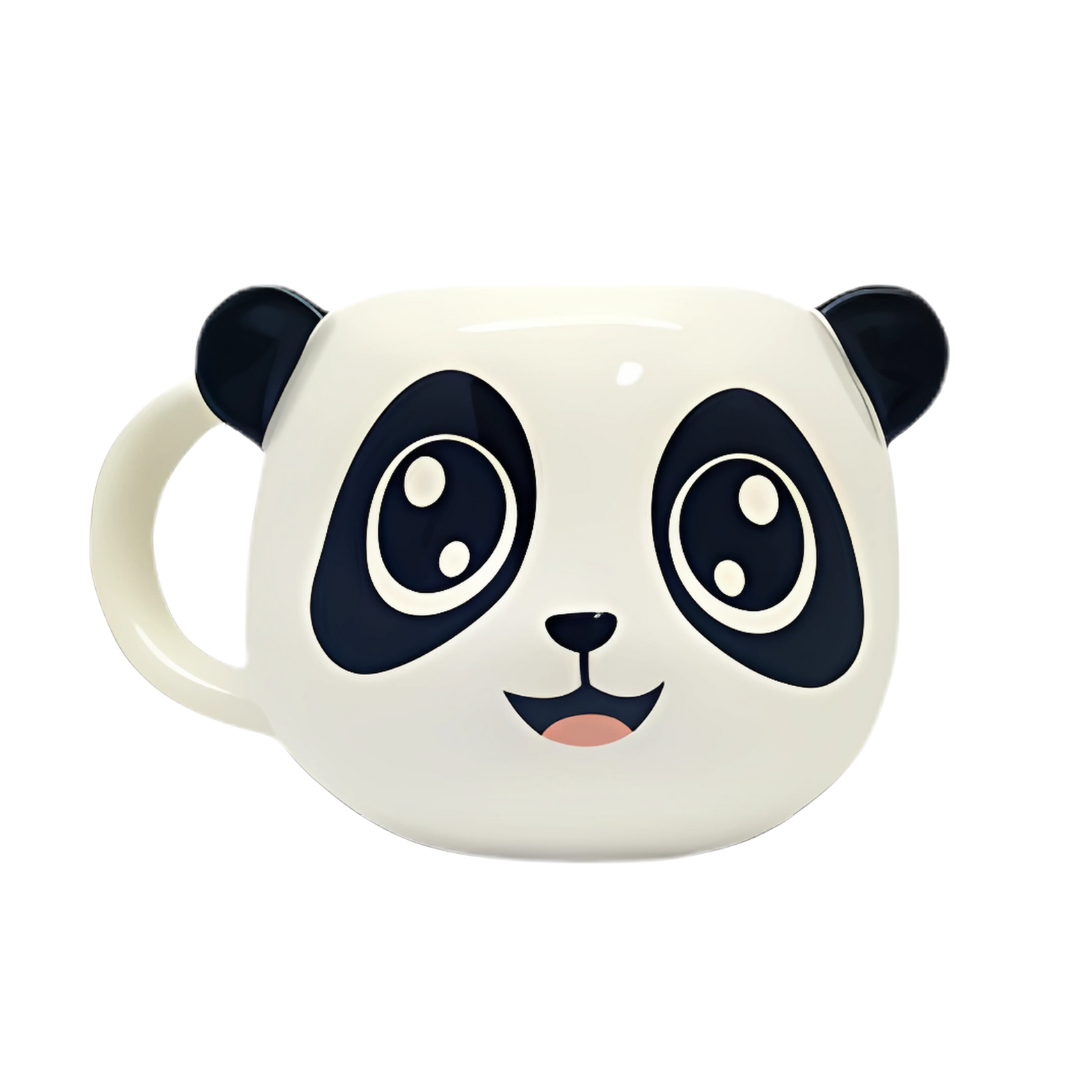 Ceramic Snug Panda mug with cute panda face, cozy coffee cup, perfect gift for tea and coffee lovers, adorable animal-themed drinkware. Snug Panda ceramic coffee mug with sweet panda eyes and smiling expression, ideal for hot beverages, gifting, and kitchen décor.
panda face on Snug Panda mug, ceramic tea cup, cute panda-themed gift for animal lovers and mug collectors. Snug Panda mug for hot drink, cute ceramic coffee cup with panda design. Panda Pals - Snug Panda - Snug Box