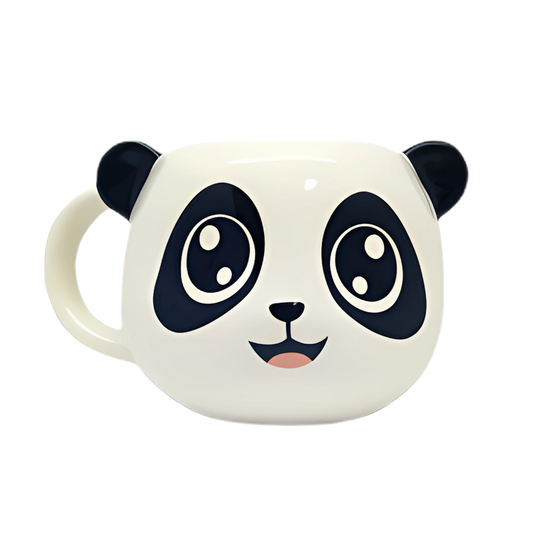 Ceramic Snug Panda mug with cute panda face, cozy coffee cup, perfect gift for tea and coffee lovers, adorable animal-themed drinkware. Snug Panda ceramic coffee mug with sweet panda eyes and smiling expression, ideal for hot beverages, gifting, and kitchen décor.
panda face on Snug Panda mug, ceramic tea cup, cute panda-themed gift for animal lovers and mug collectors. Snug Panda mug for hot drink, cute ceramic coffee cup with panda design. Panda Pals - Snug Panda - Snug Box